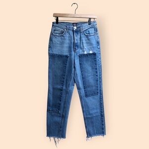 BDG Urban Outfitters Slim Straight Double Knee Denim Jeans High Rise Women’s 28